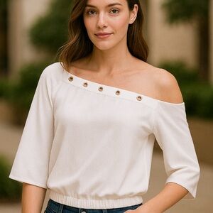 Jennifer Lopez Asymmetrical White Skirt